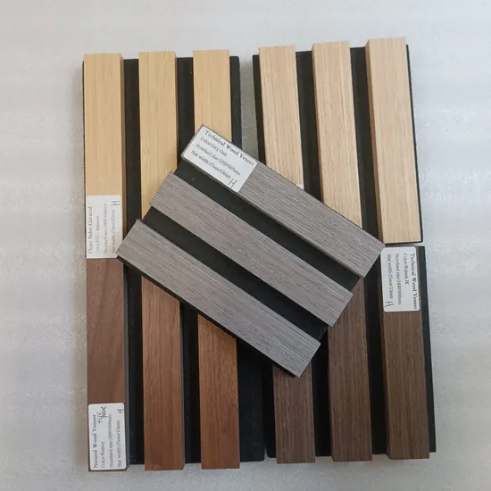 Wooden Sound-Absorbing Panel Background Wall Wood Decorations