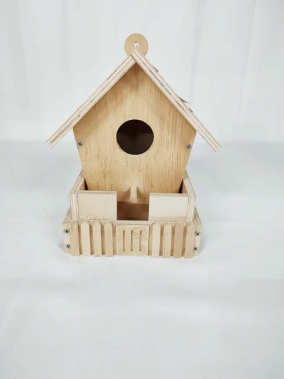 Fabbrica sospesa per casette per uccelli in legno fai-da-te BSCI