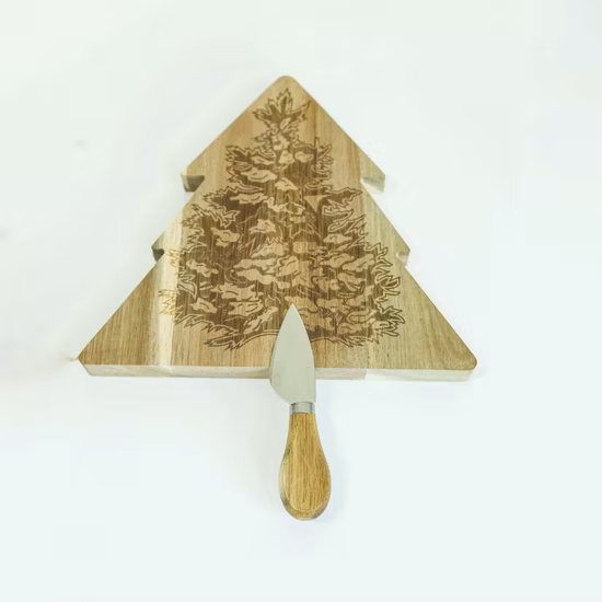 Tagliere in bambù a forma di albero di Natale Tagliere in legno Tagliere per salumi