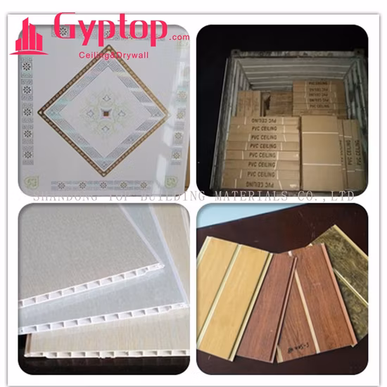 Pannello murale in PVC, rivestimento murale in plastica per soffitto in legno PVC, decorazione d'interni